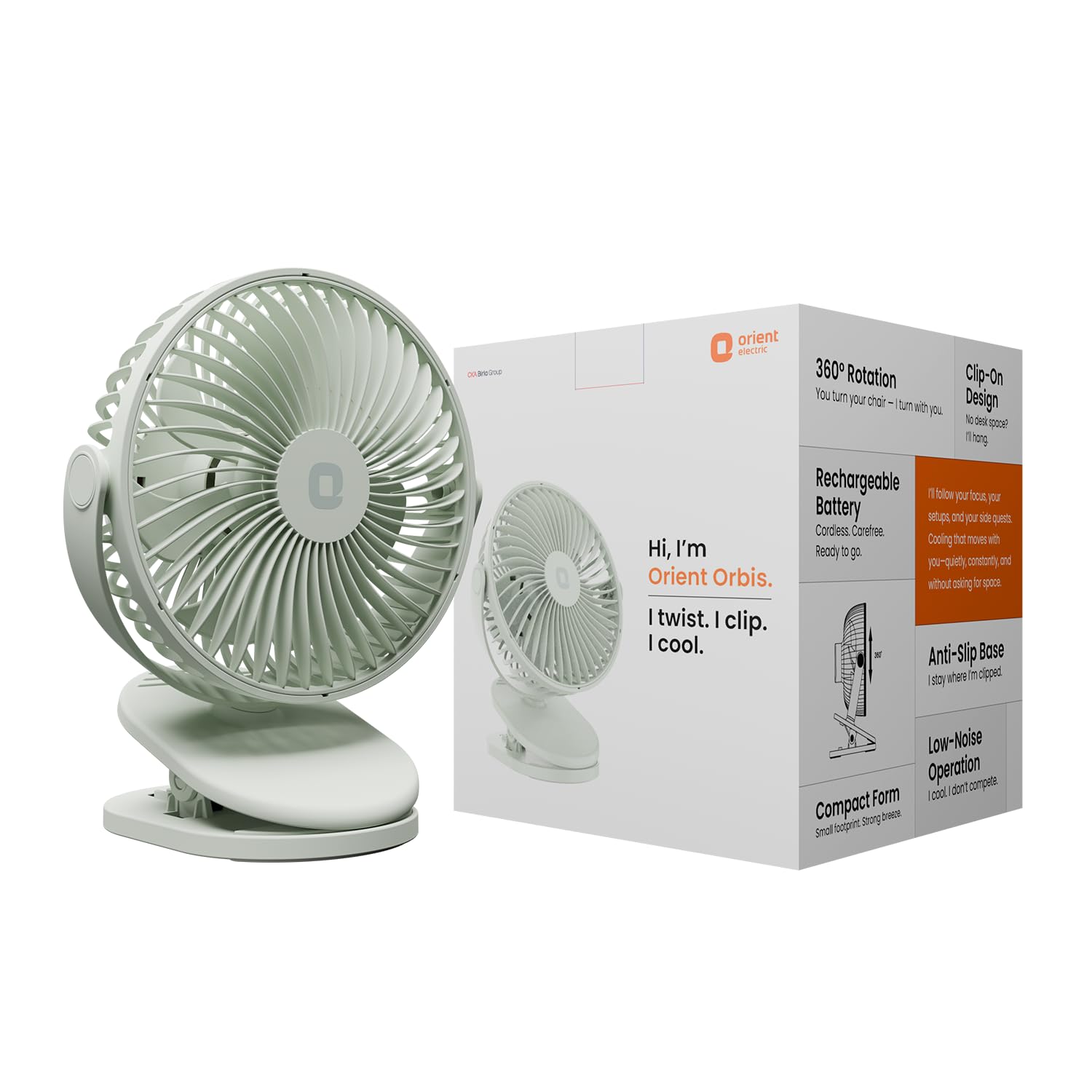 Orient Electric Rechargeable Personal Fan