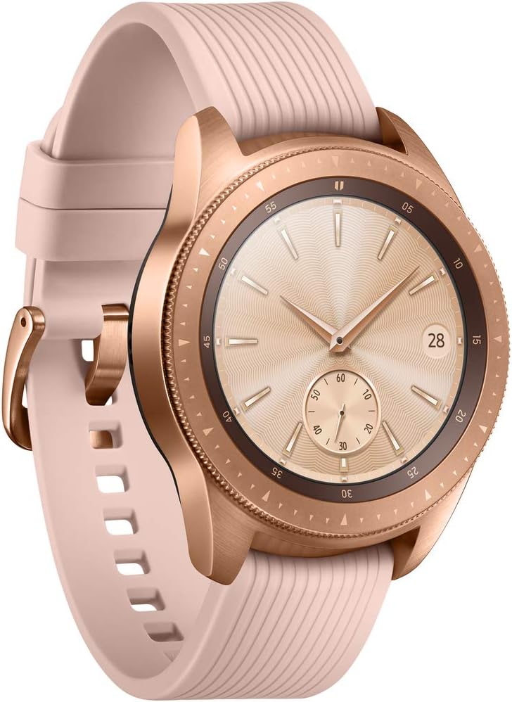 SAMSUNG Galaxy Watch (42mm), Sleep Monitor, Rose Gold (Bluetooth) (Renewed)