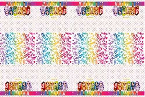 Ciao Procos- Tovaglia Plastica Rainbow High (180X120Cm), Multicolore, 24055