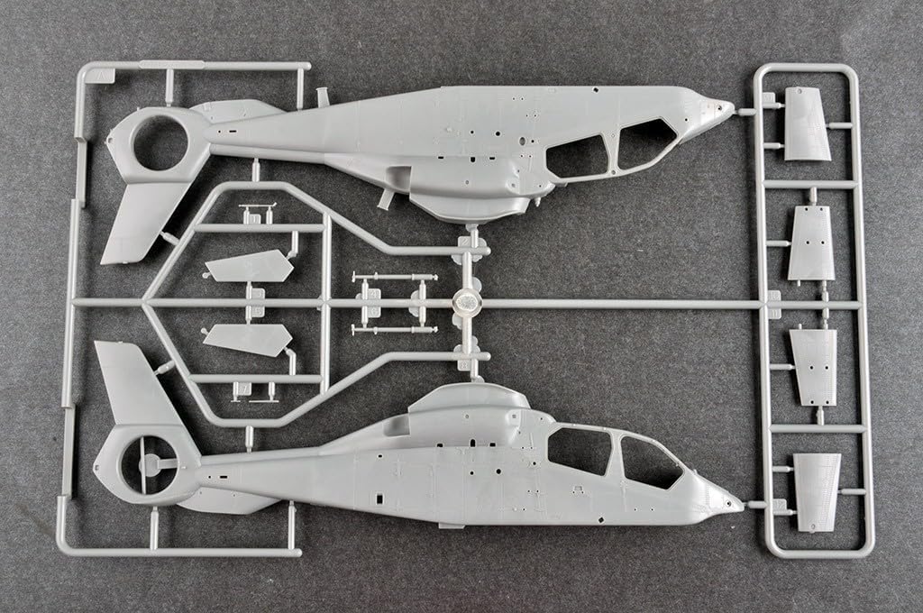 Trumpeter 1/48 People's Liberation Army Z-19 Attack/Recon Helicopter Plastic Model 05819 Molded Color