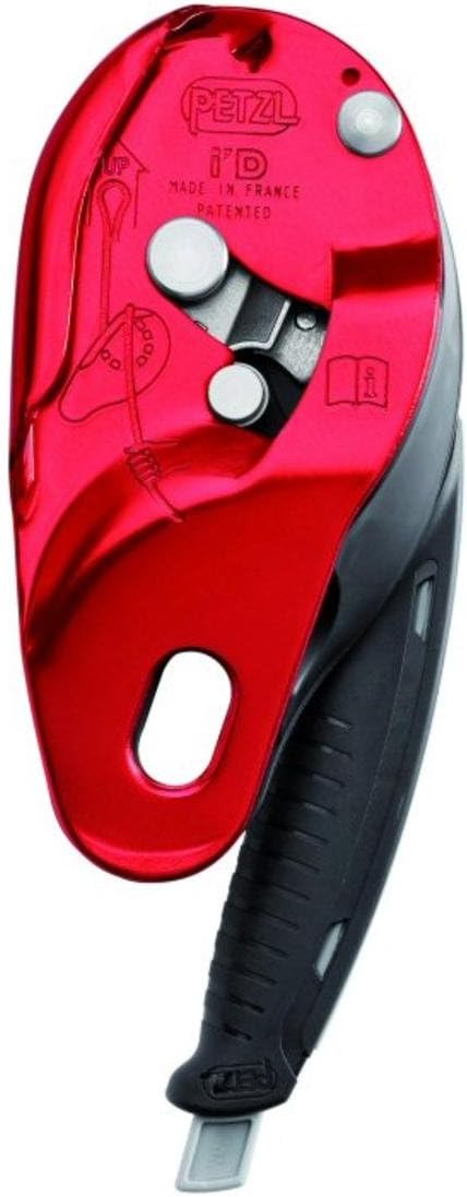 PETZL - I'd L, Self-Braking Descender for Rescue, Red