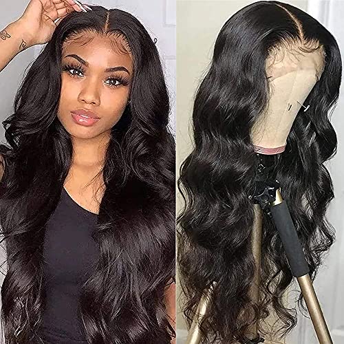 NOBILITY Hair Lace Front Wigs Human Hair 13x4 Body Wave Lace Frontal Wig for Black Women 100% Unprocessed Virgin Human Hair Wigs Pre Plucked With Baby Hair ( 30 Inch )