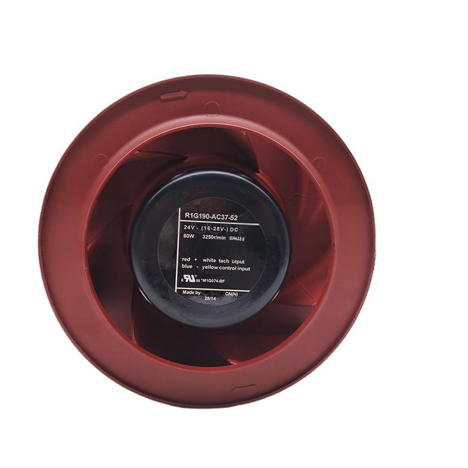 FCARUMIQP R1G190-AC37-52 24V Cooling Fan