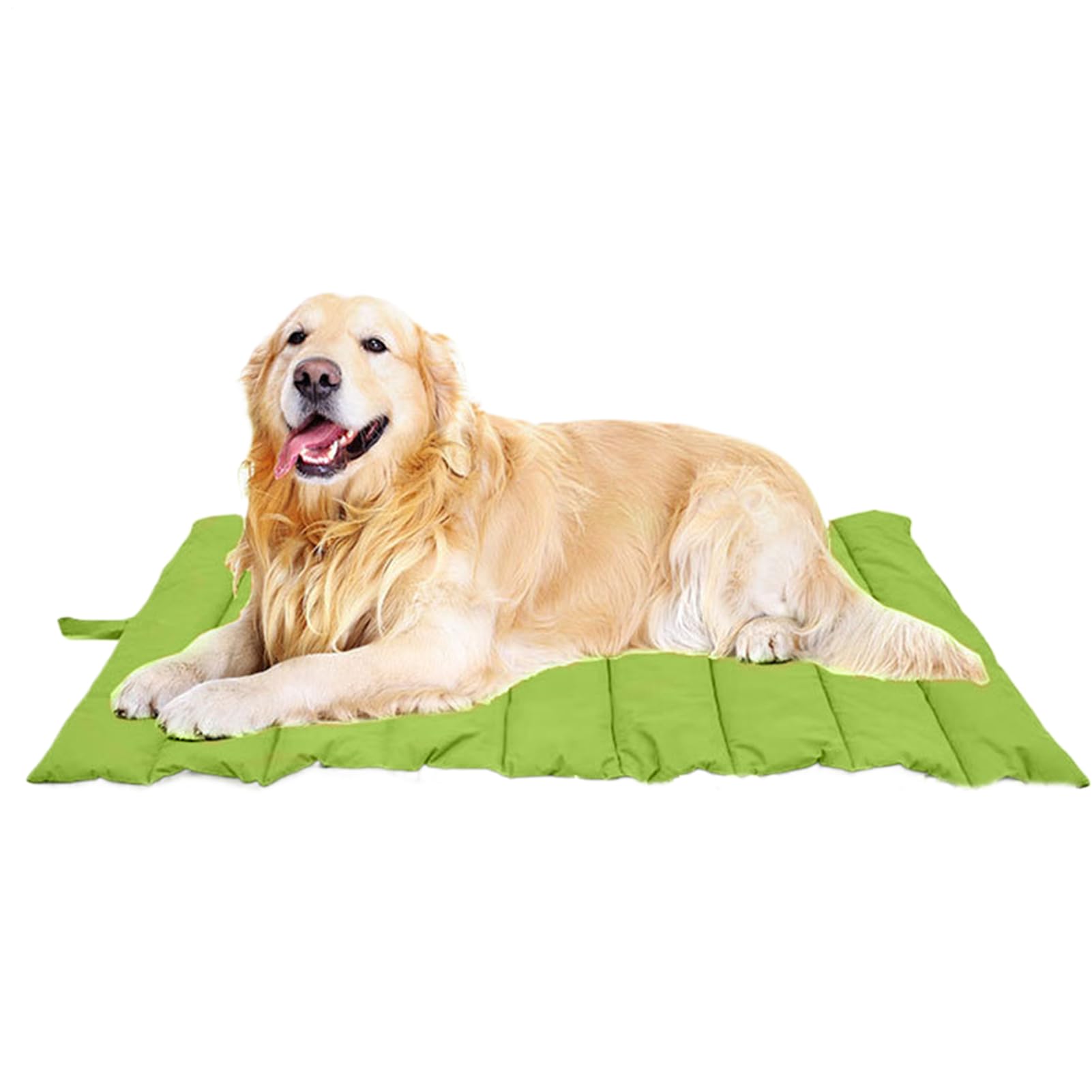 Panier de camping pour chien lit antidérapant et couverture de randonnée lavable portable