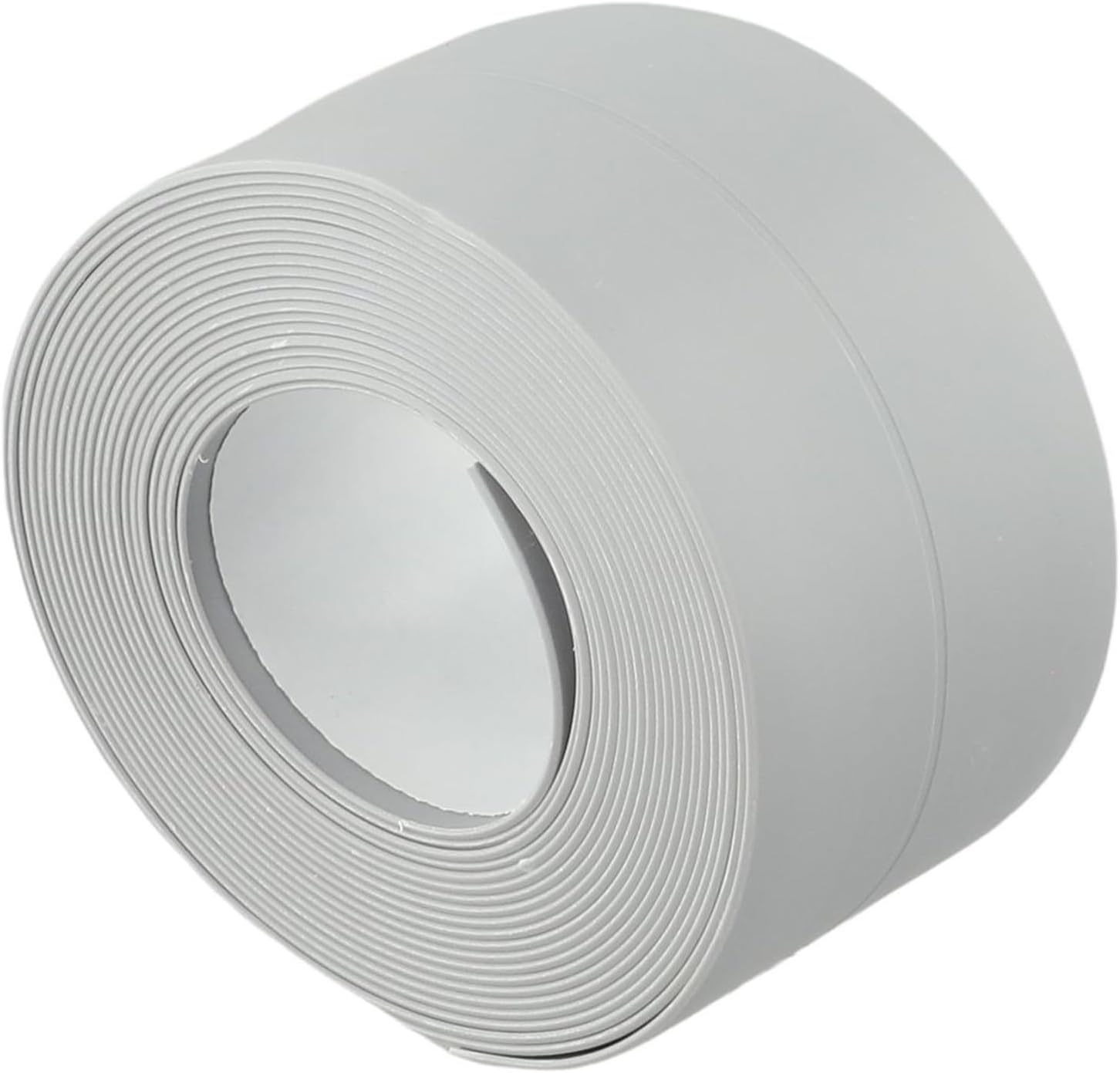 Bathroom PVC Sealing Strip Tape, Caulk Tape for Bath and Shower, Quick Clean Application, Easy to Cut and Use (gray)