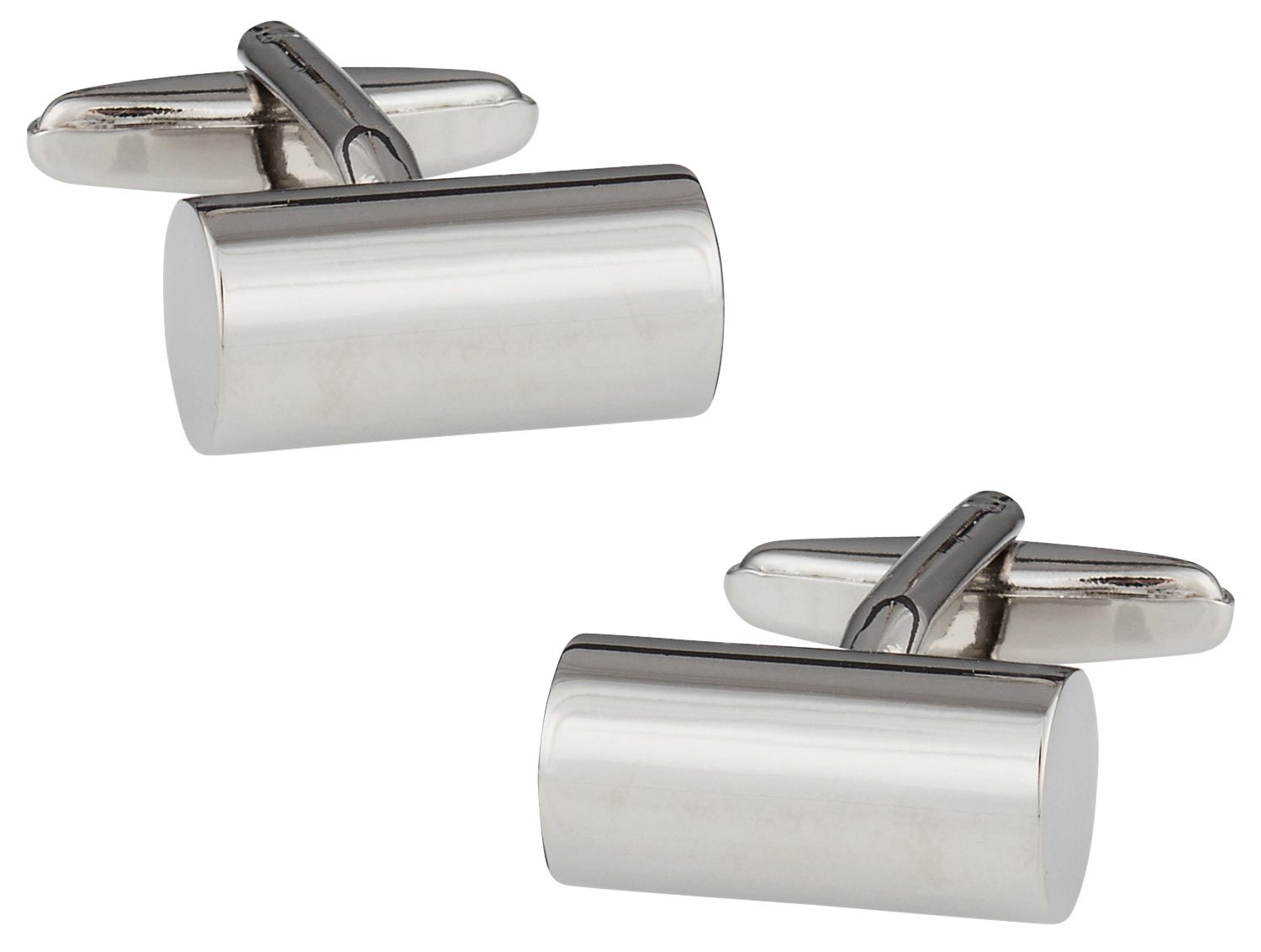 Amazon | Cuff - DaddyシルバーCylinder Cufflinks With