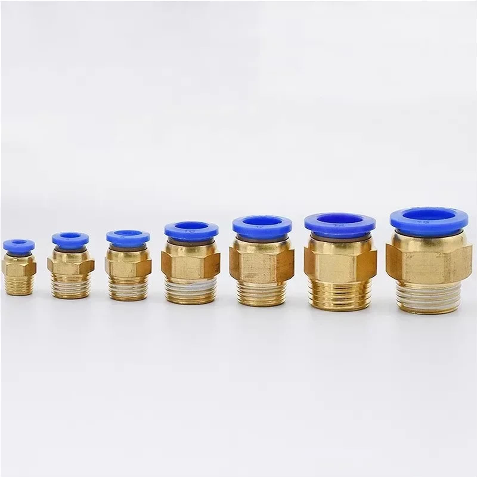 Raccordo pneumatico for aria PC 4/6/8/10/12mm Filettatura 1/8 1/4 3/8 1/2 Raccordi for tubi flessibili Connettori rapidi(PC6-M12x1.75)