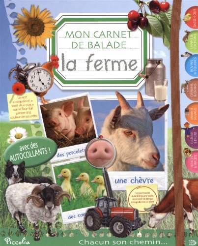 La ferme : Mon carnet de balade, avec des autocollants !
