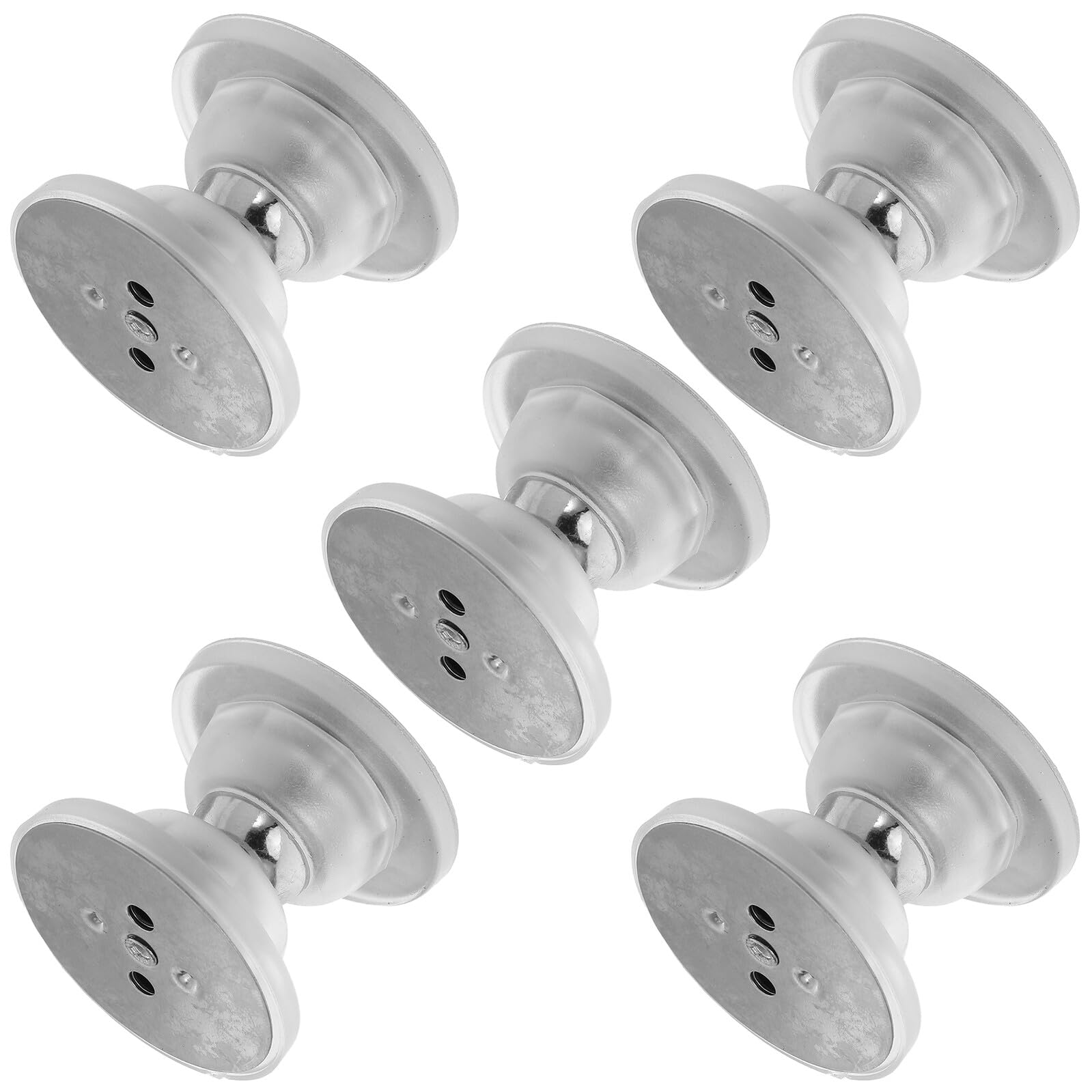 ABOOFAN 10 Juegos Tope de Puerta Magnético de Silicona Transparente con Adhesivo Doble Cara Protector Silencioso Anticolisión para Hogar Oficina Camper y RV