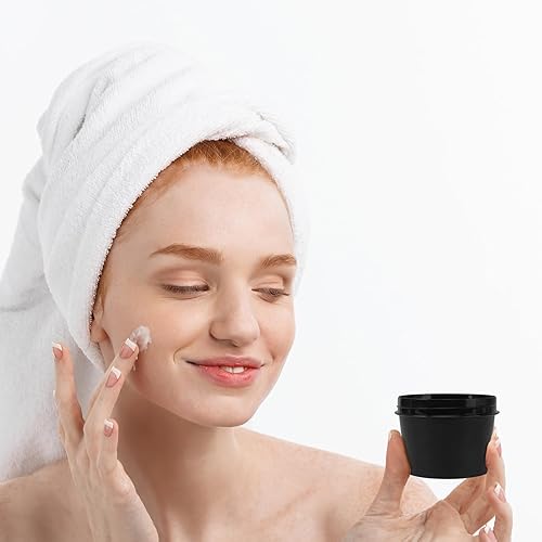 Miniatura 8 de Contenedores de viaje para artículos de tocador, paquete de 9 tarros de plástico aprobados por la TSA para crema, tarros de boca ancha para