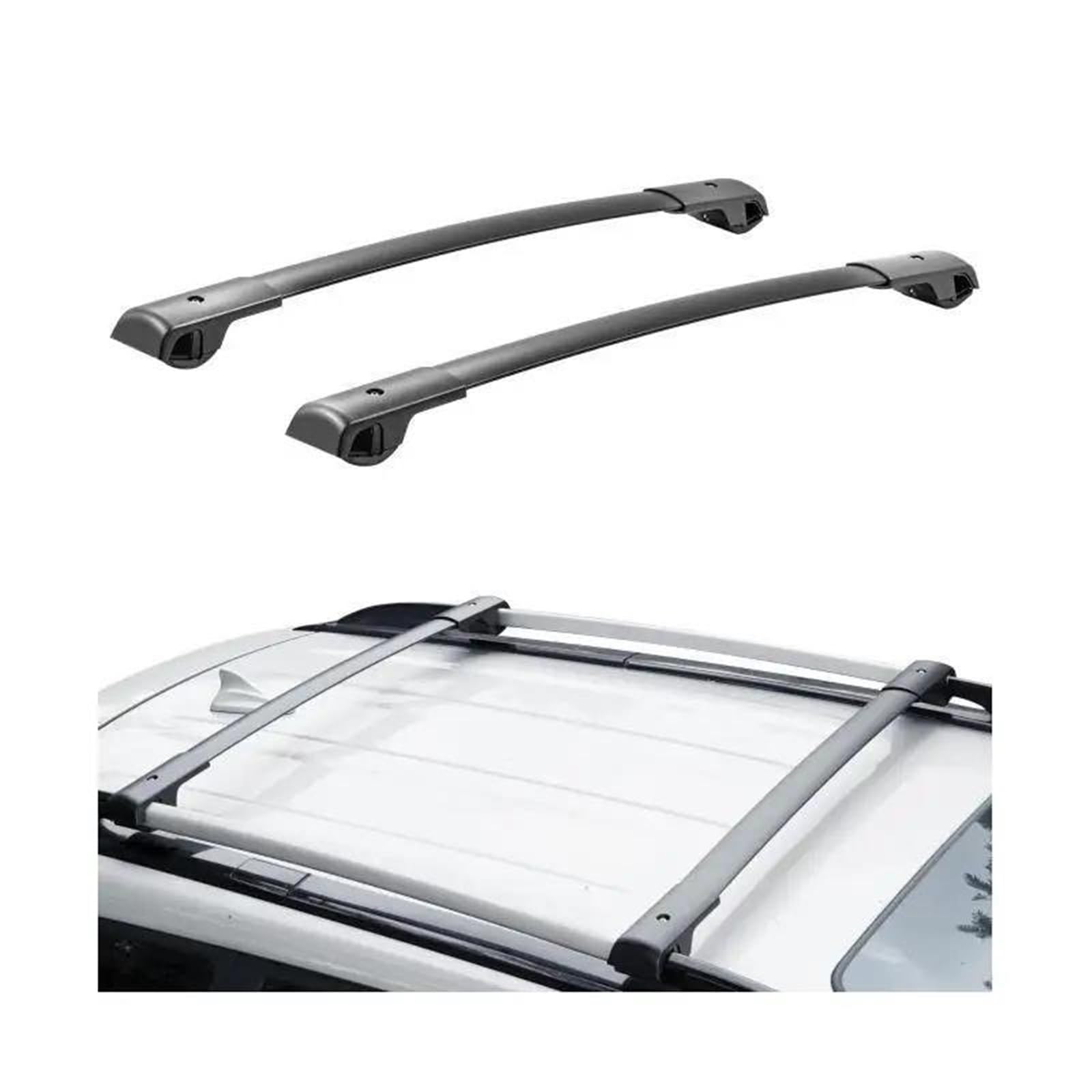 Barras Transversales para Portaequipajes De Techo con Rieles Laterales Elevados Capacidad Carga 200 LB para Subaru para Forester 2014-2022
