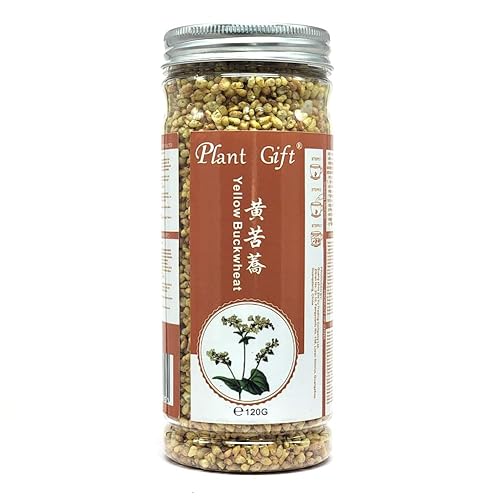 Miniatura 6 de 100% trigo sarraceno amarillo seco, 4.23 oz/4.23 onzas, té de hojas sueltas sin OMG, té de hierbas naturalmente sin cafeína sin azúcar añadido