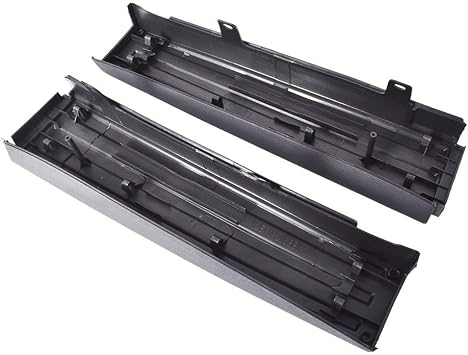 Black Flex Step Side Tailgate Molding Covers Right & Left Fit for 2009-2014 F-150