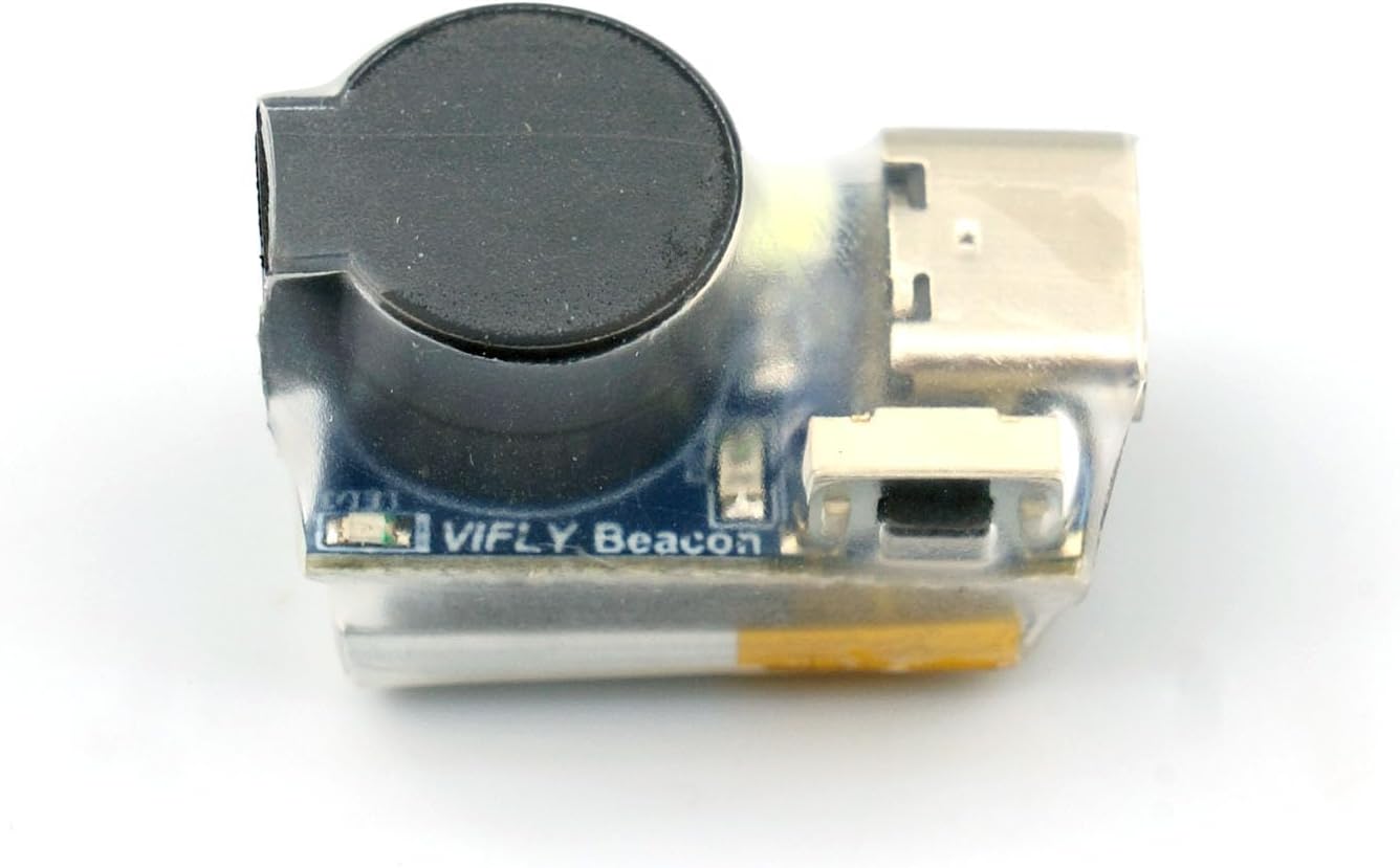 VIFLY Beacon Self-powered Drone Buzzer with Battery Lost Drone Alarm Tracker for Aerial Photography Quads, FPV Quads and Airplanes (1pc pack)