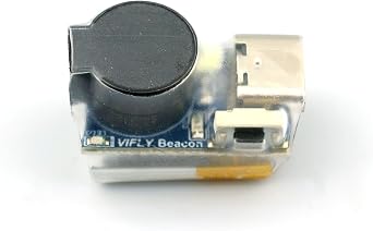 VIFLY Beacon Self-Powered Drone Buzzer Lost Alarm Tracker | For Aerial Photography Drones, FPV Drones, Airplanes, Loud alarm over 100dB, Compact and easy mounting