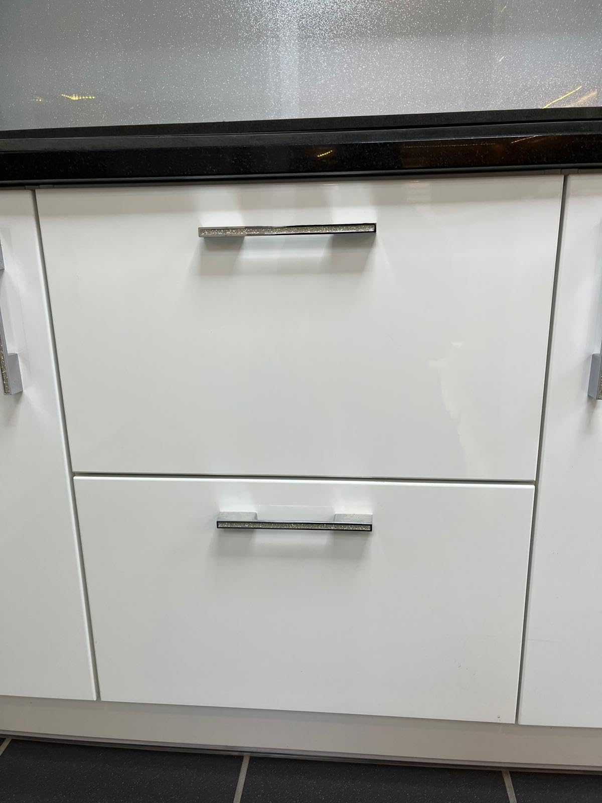 Top Living MCR White Gloss MDF Replacement Kitchen Doors Drawers (175 X 396mm Drawer Front)