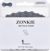 zonkie Kerékpárlánc Egyirányú 1/2 x 1/8 122 Szem Fixie BMX 4