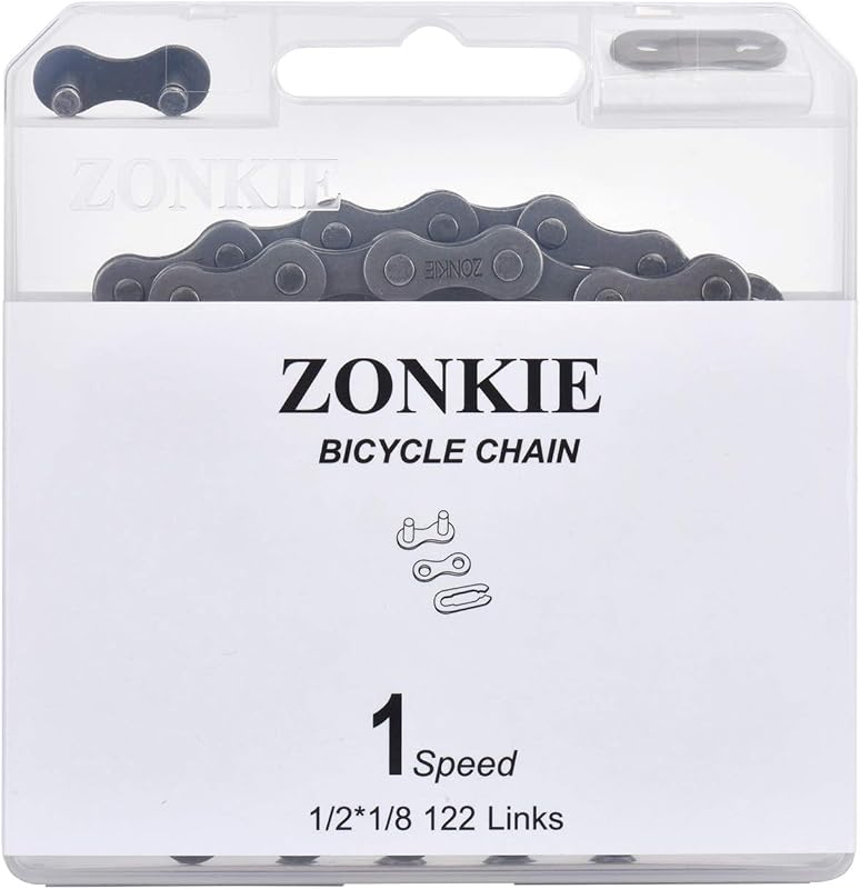 zonkie Kerékpárlánc Egyirányú 1/2 x 1/8 122 Szem Fixie BMX