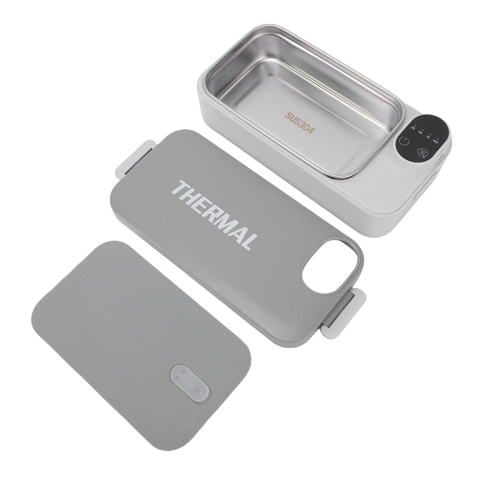 LICAEVEY Heated Lunch Box 304 Stainless Steel Portable Food Warmer