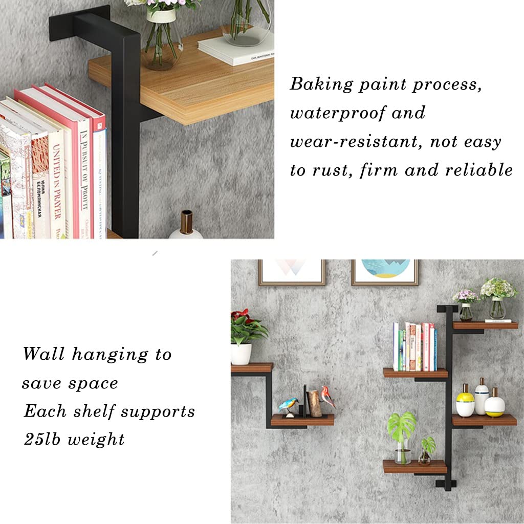 Mensole Galleggianti Edihome - Set 3 Pezzi In Legno Naturale