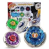 Ruolan Battling Tops (Lightning L-Drago/Storm Pegasus/Earth Eagle/Flame Libra ) Spinning Top Launcher Toys Metal Master Storm Pegasus Tops Toys Gift for Boys