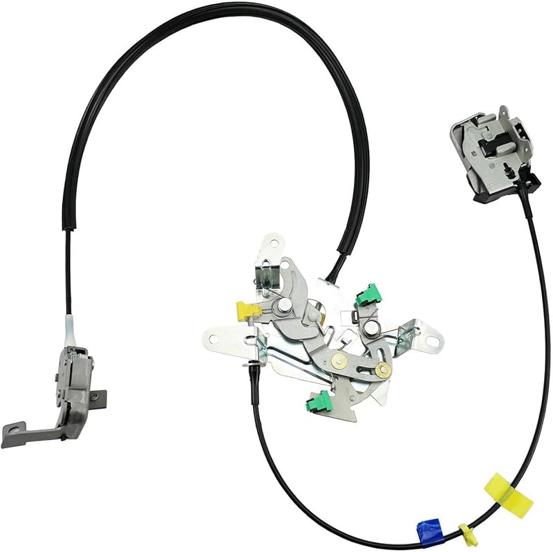 Fechadura da Porta Traseira Esquerda com Atuador e Cabo AUGREX para Ford F-250 F-350 F-450 F-550 Super Duty 1999–2007