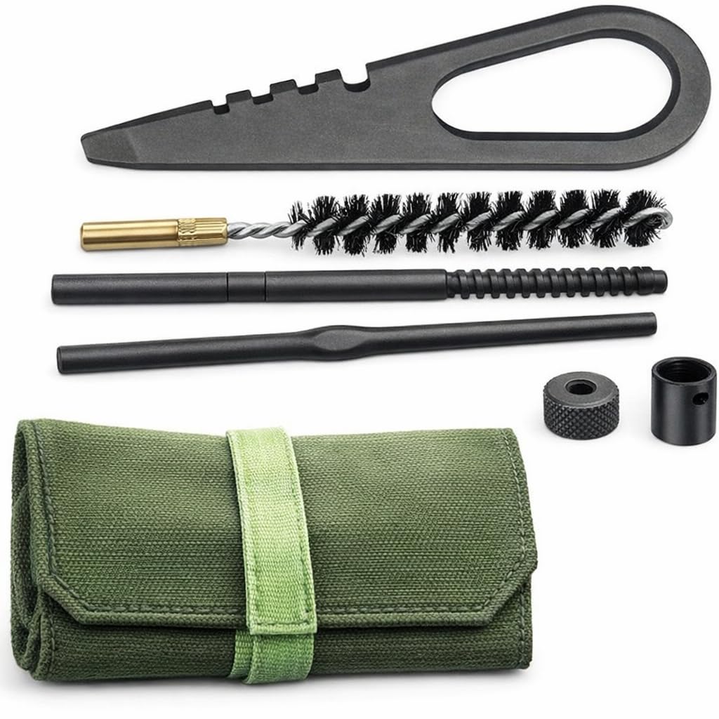 GOTICAL Mosin Nagant 91/30 Cleaning Kit Heavy Duty Vintage Soviet Original Cleaning Rod, Kit with Pouch