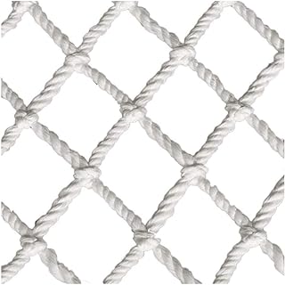 Rope Net Protection Safety Net Garden Rope Net Isolation Net Garden Fence Netting Multifunctional Rope Net for Windows Children Climbing Obstacle Net Outdoor Decorative Clothes Hanging Cei(Size:1x1m)