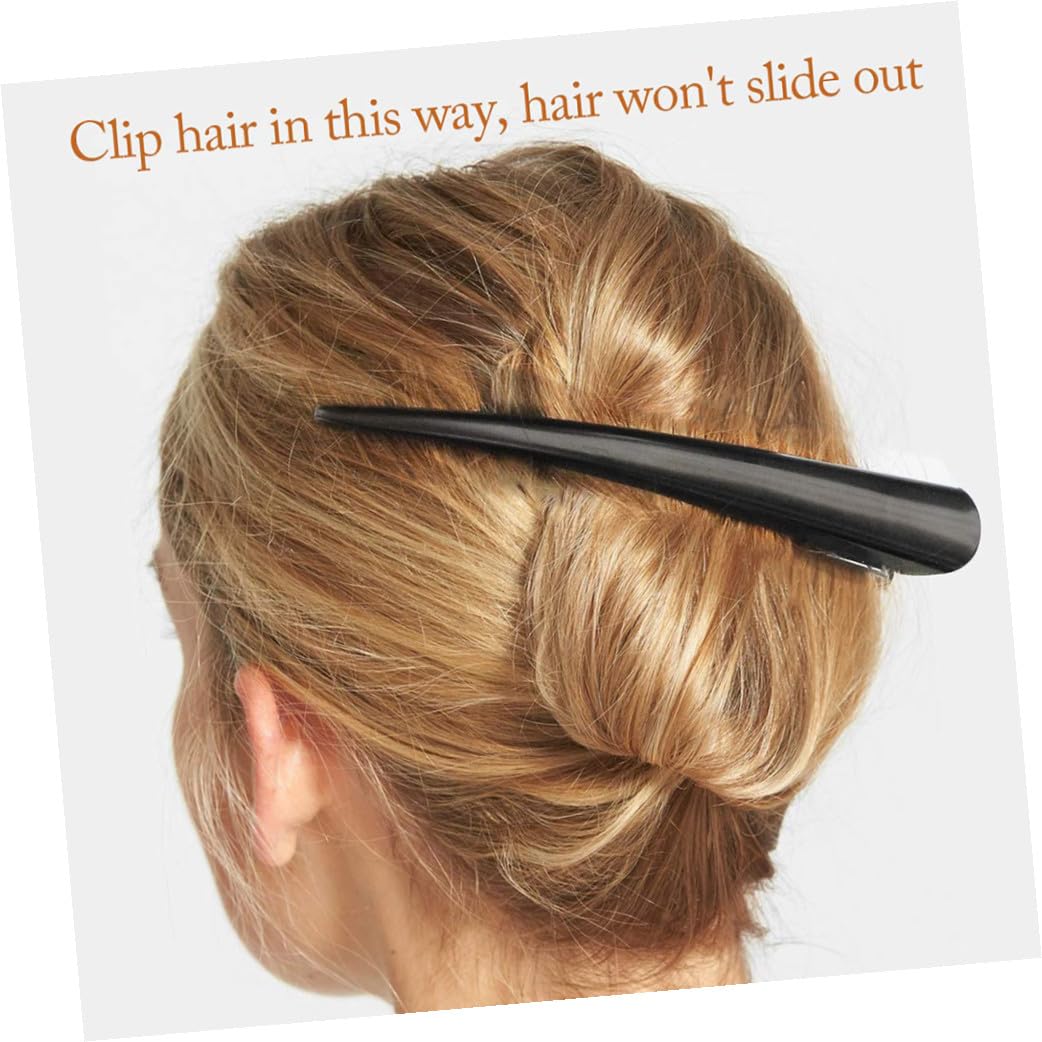 FRCOLOR pinzas grandes para el pelo, pinzas para el pelo, pinzas con pasadores individuales, horquilla para el pelo, pinza para el pelo, pinza para el pelo de cocodrilo, sin costuras, accesorio