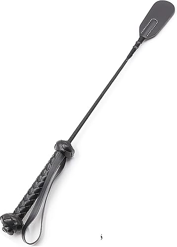 Sex Whip for Spanking BDSM Flogger 20" Red, Sexy Riding Crop for Adults Bedroom - Sex Toys for Men, Women, Couples