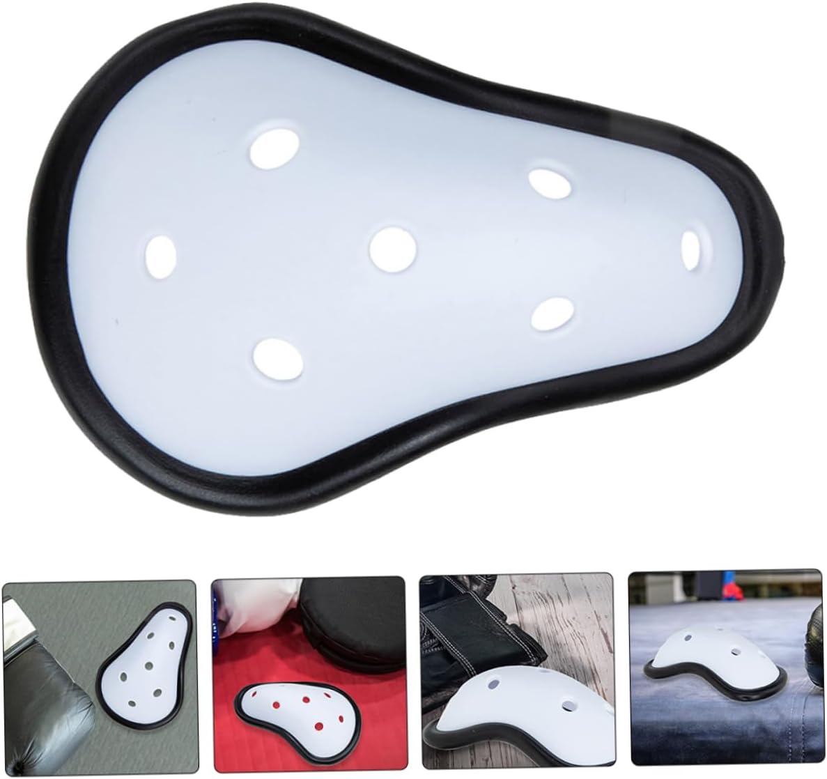 Mikinona Youth Boxing Groin Protector Cup High Impact Resistance for Taekwondo Elastic Material Portable Training Accessory for Boys and Men