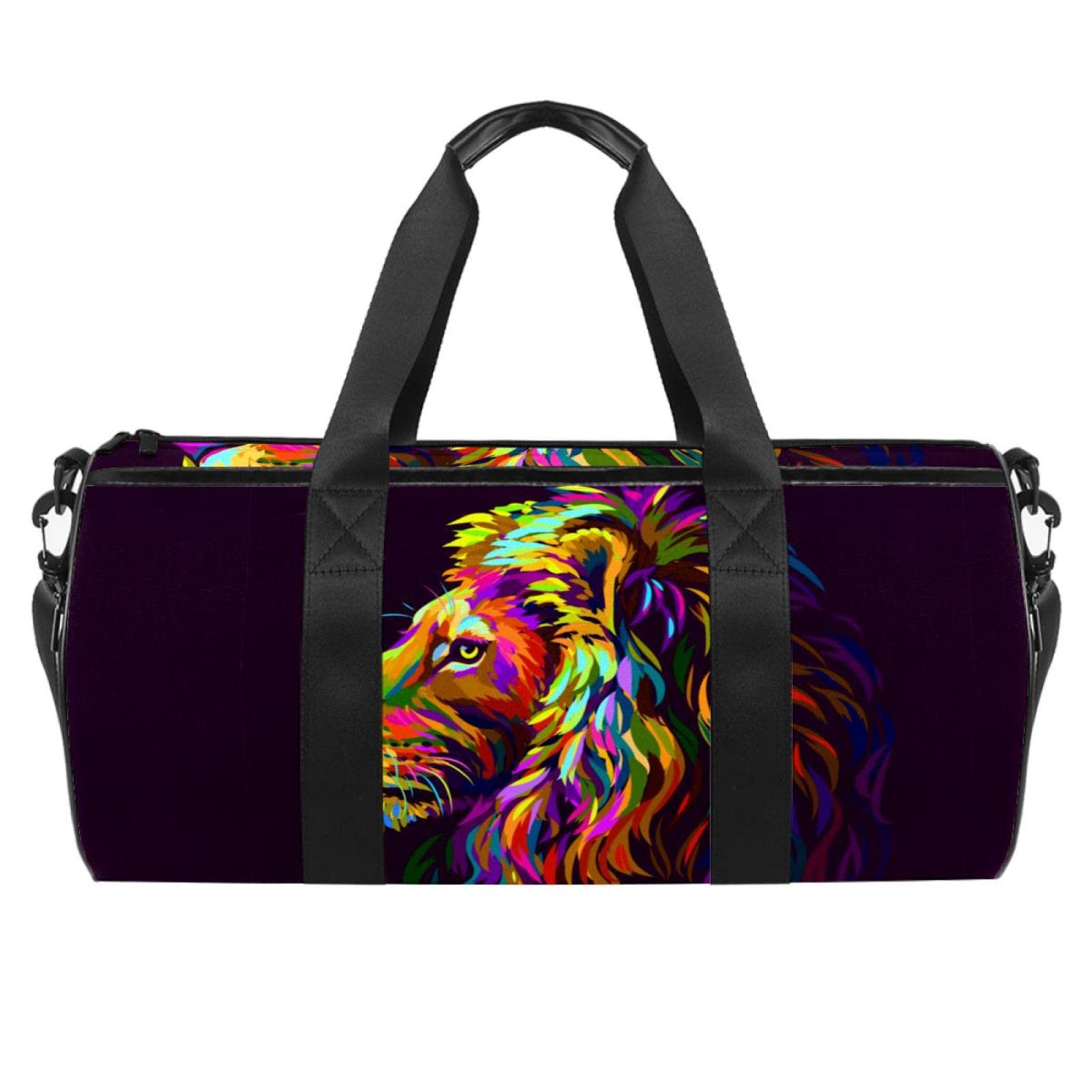 Sac De Sport Mignon Bag Sac Voyage Bagage Duffel Moderne Fitness Sac Molletonné Gym Vacances Sac Bandoulière Moyen Sac De Sport 24L 45x23x23cm