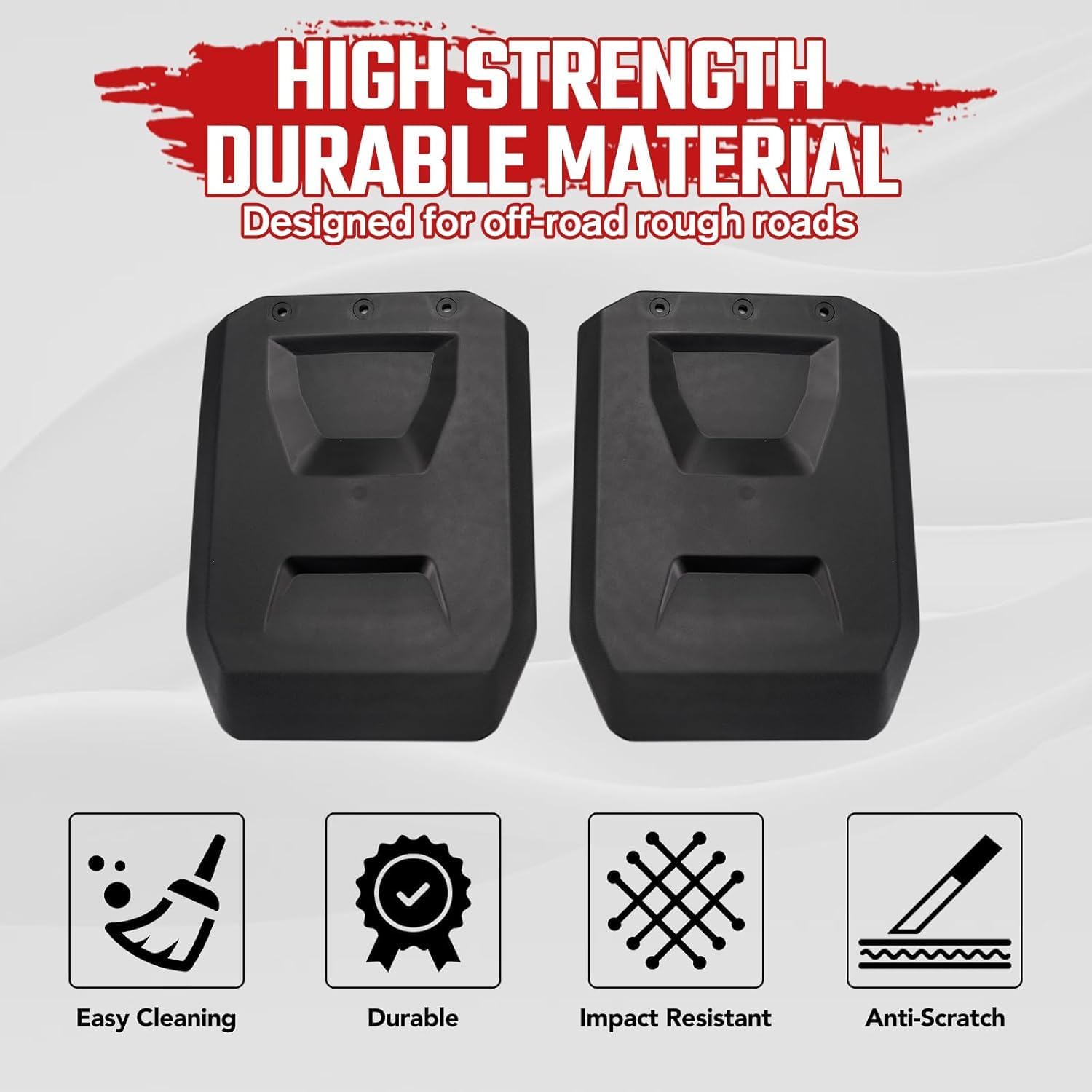 A & UTV PRO Mud Flaps Kit for 2016-2023 Can-Am Defender Accessories, Rear Mud Guards Fender Flares Extension Splash Proof, Replace OEM #715003041, 2PCS