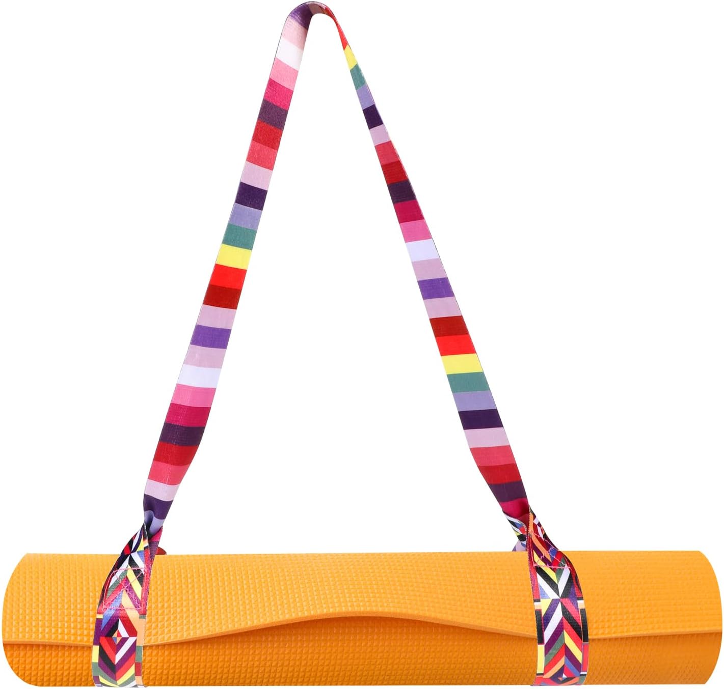Yoga Mat Strap Yoga Mat Straps for Carrying Adjustable Yoga Mat Carry Strap Yoga Mat Carrying Strap Sling for all Mat Sizes(Yoga Mat Not Included)