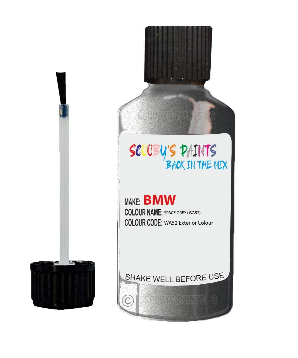 Gift Plaques Uk Silver Scobby Paints Car Scratch Repair Touch Up Paint 30Ml For Bmw A52 Space Grey Metallic