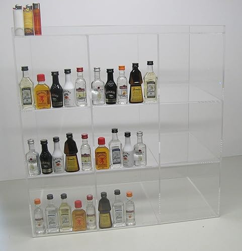 Miniatura 6 de Exhibidor comercial para minimuestras de botellas de 50ml de licor y bebidas, botellas para vuelos, y para otros artículos a la venta