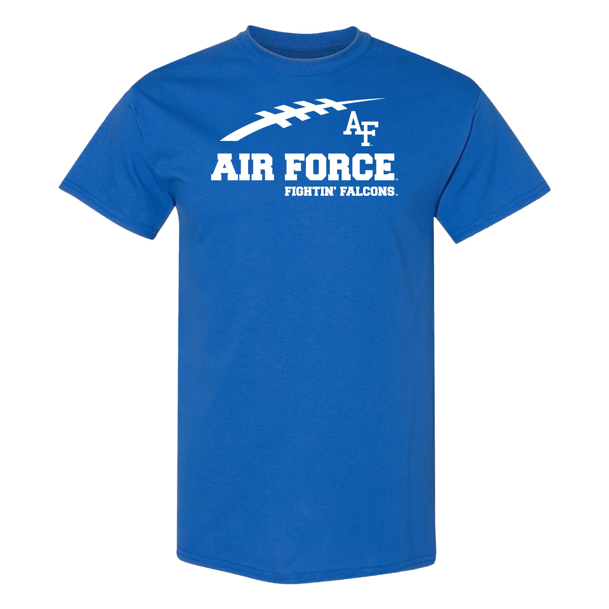 UGP Campus Apparel AS04 -Distressed Circle Logo T Shirt, Air Force Academy Falcons Royal, S — image 1