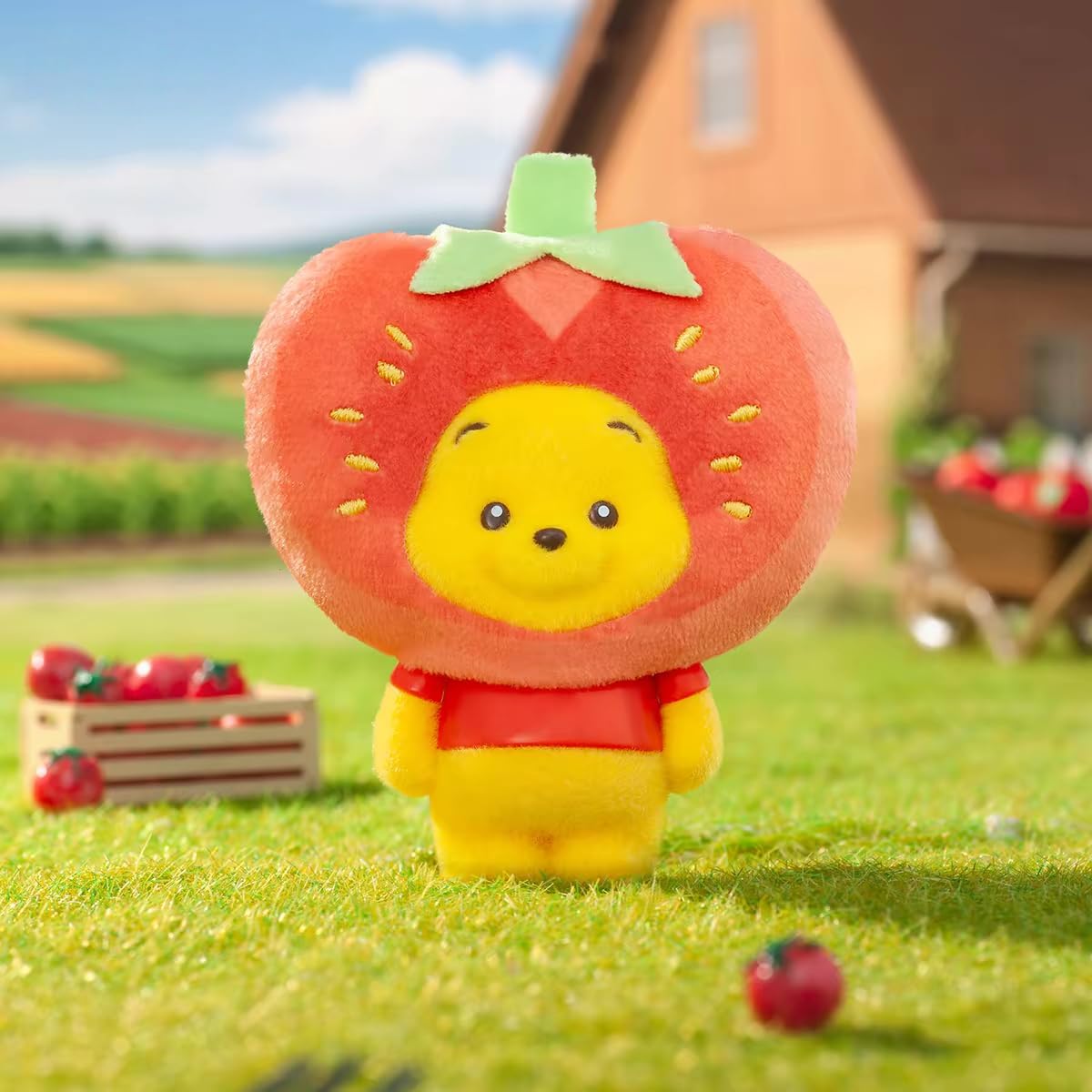 MINISO Disney Winnie The Pooh Orchard Series Blind Box, Cute Figurine Collectible, Multicolor, 3x3x5 Inches,Birthday Gift,Random 1pc