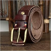 真鍮バックル ヴィンテージ 本革ベルト Amazon.co.jp: メンズベルト 100% 本革ベルトメンズトップレザー