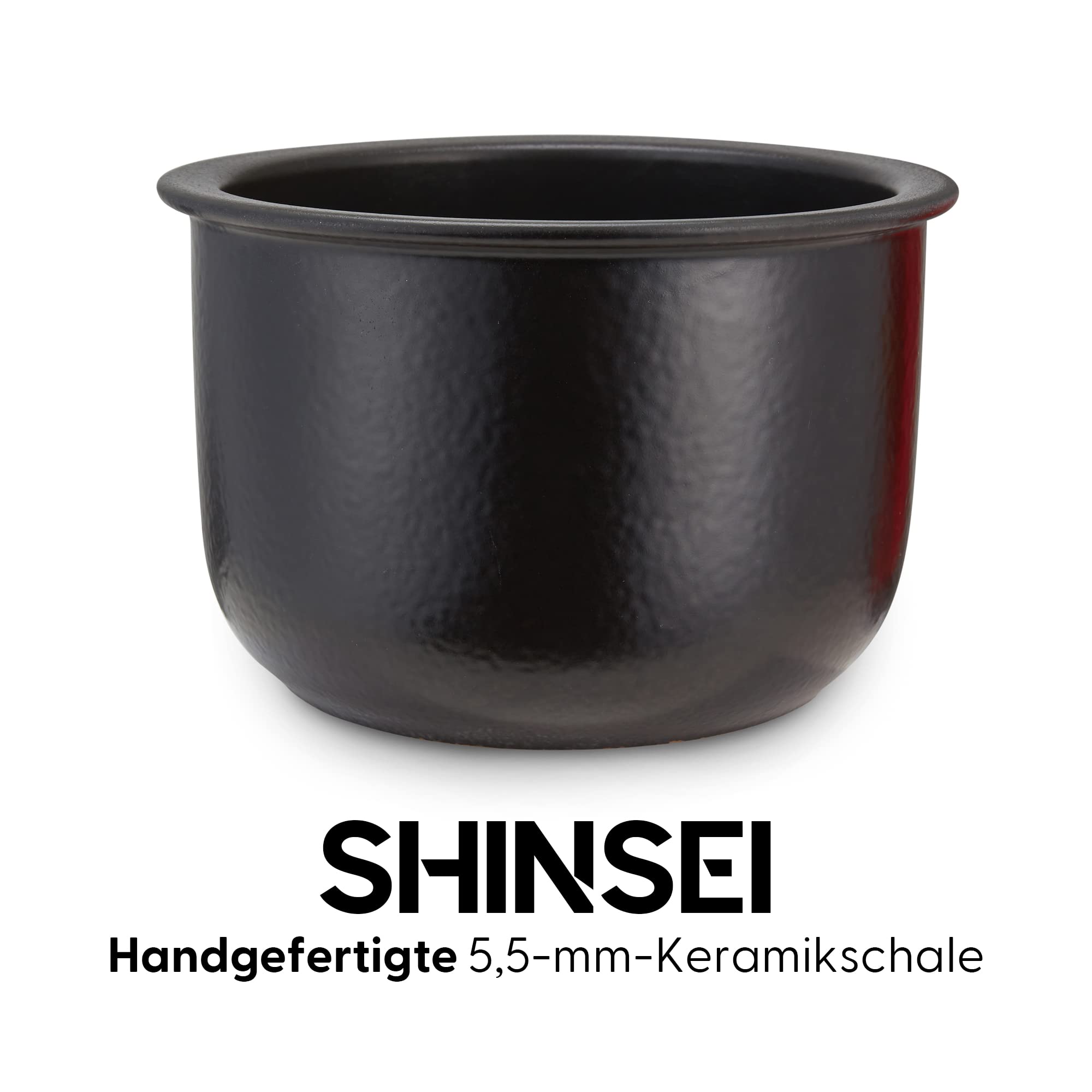 Yum Asia Tsuki Mini-Reiskocher mit Shinsei-Keramikschüssel (2,5 Tassen, 0,45 Liter), 5 Reiskochfunktionen, 2 Multicooker-Funktionen, verstecktes LED-Display, 220–240V (Pebble Grey)