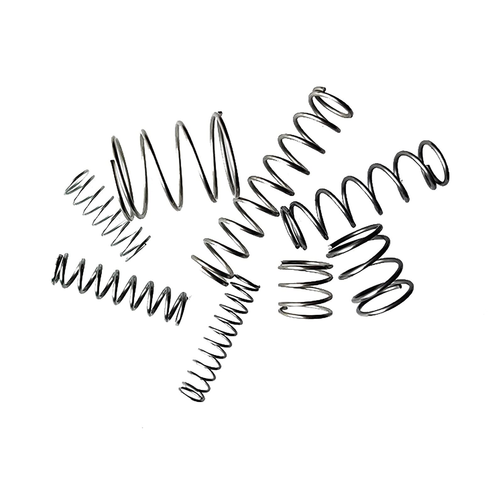 Shuxiang-Molle di compressione Diametro del filo 0.6mm, diametro esterno 4mm, lunghezza libera 30/35/40/45 / 50mm, molla a molla in acciaio, molle compresse, 0,6x4mm (w x o), molla di prolunga in acci