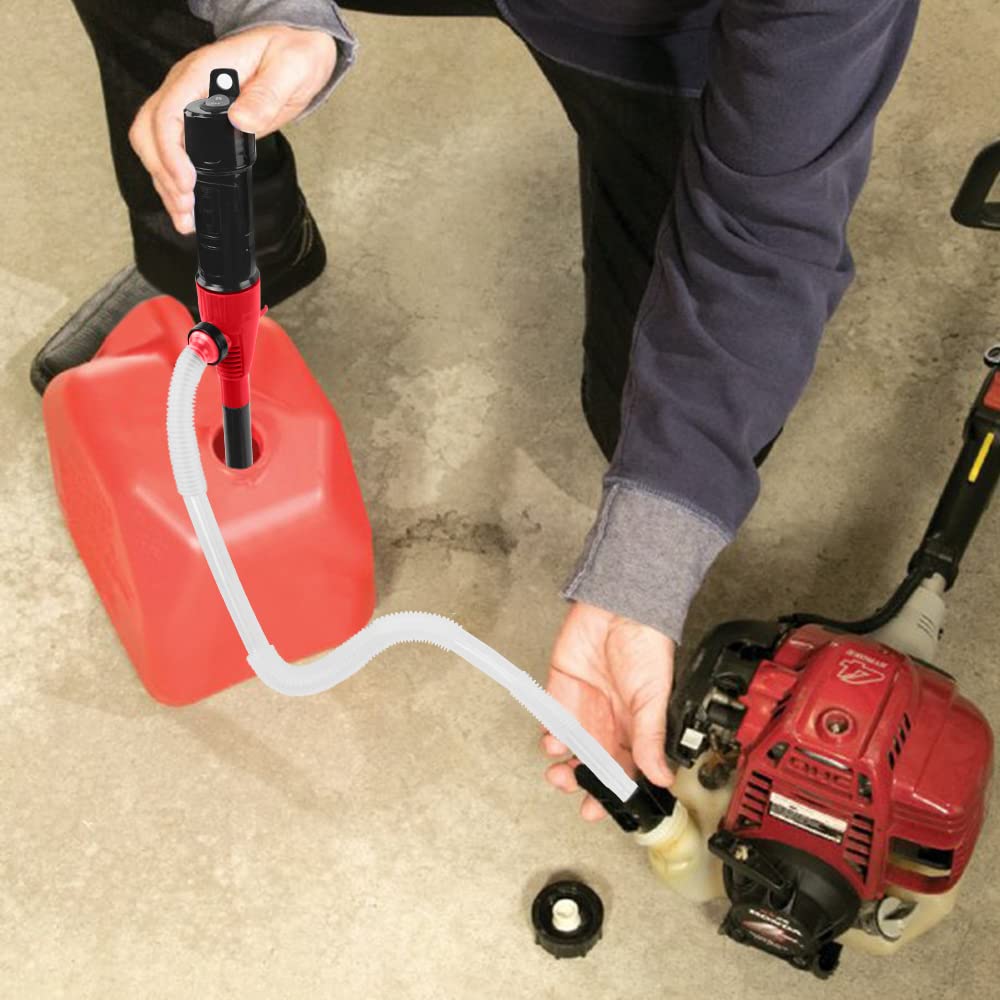 flintronic Pompa Manuale per Trasferimento di Carburante, Portatile per Estrazione Olio, A Sifone, per Acqua, Benzina e Altri Liquidi, Funzionamento a Batteria