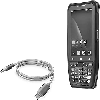 BoxWave Cable Compatible with Bisofice Barcode Scanner Support (4 in) - Micro USB DuraCable, Braided Micro USB Charging Cable for Bisofice Barcode Scanner Support (4 in) - Space Grey