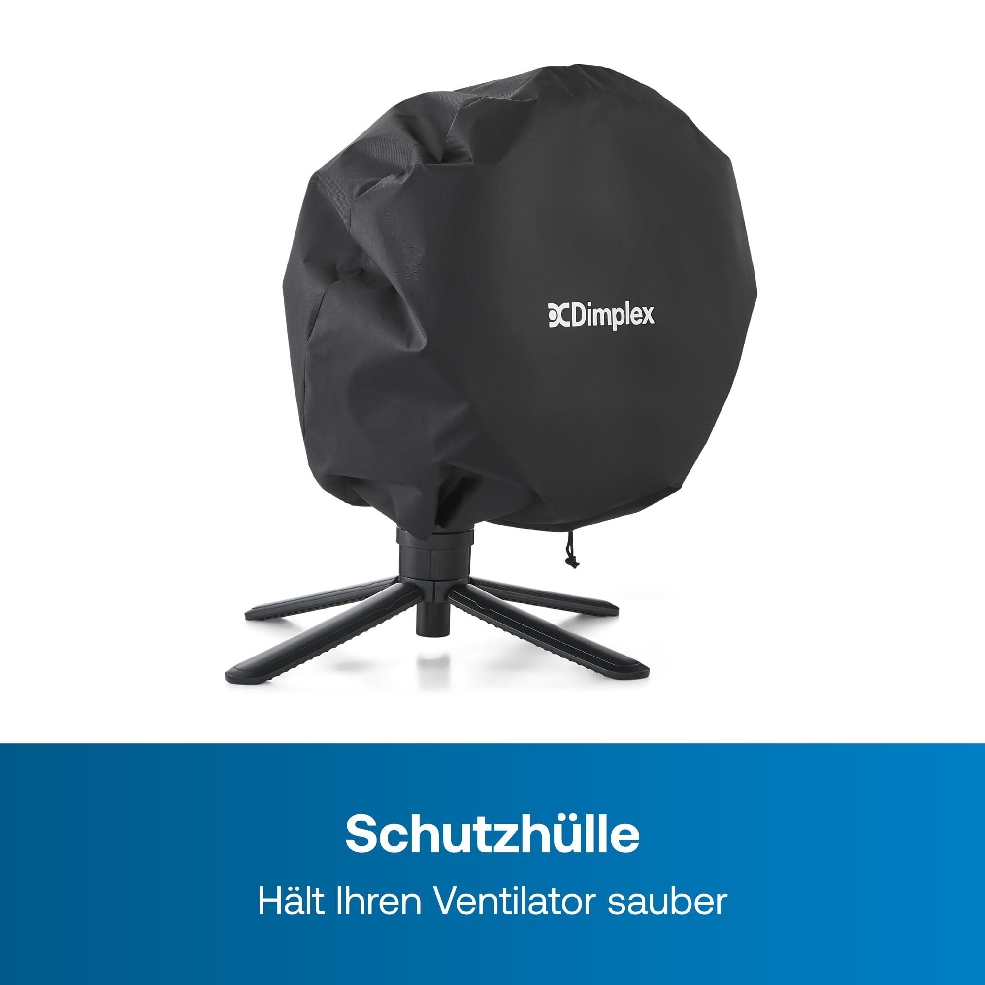 DIMPLEX DUOCOOL Smart 2-in-1 Ventilator Stand- & Tischventilator 5 Geschwindigkeitsstufen Turbo 20m Reichweite 36dB App Google Home Alexa Fernbedienung