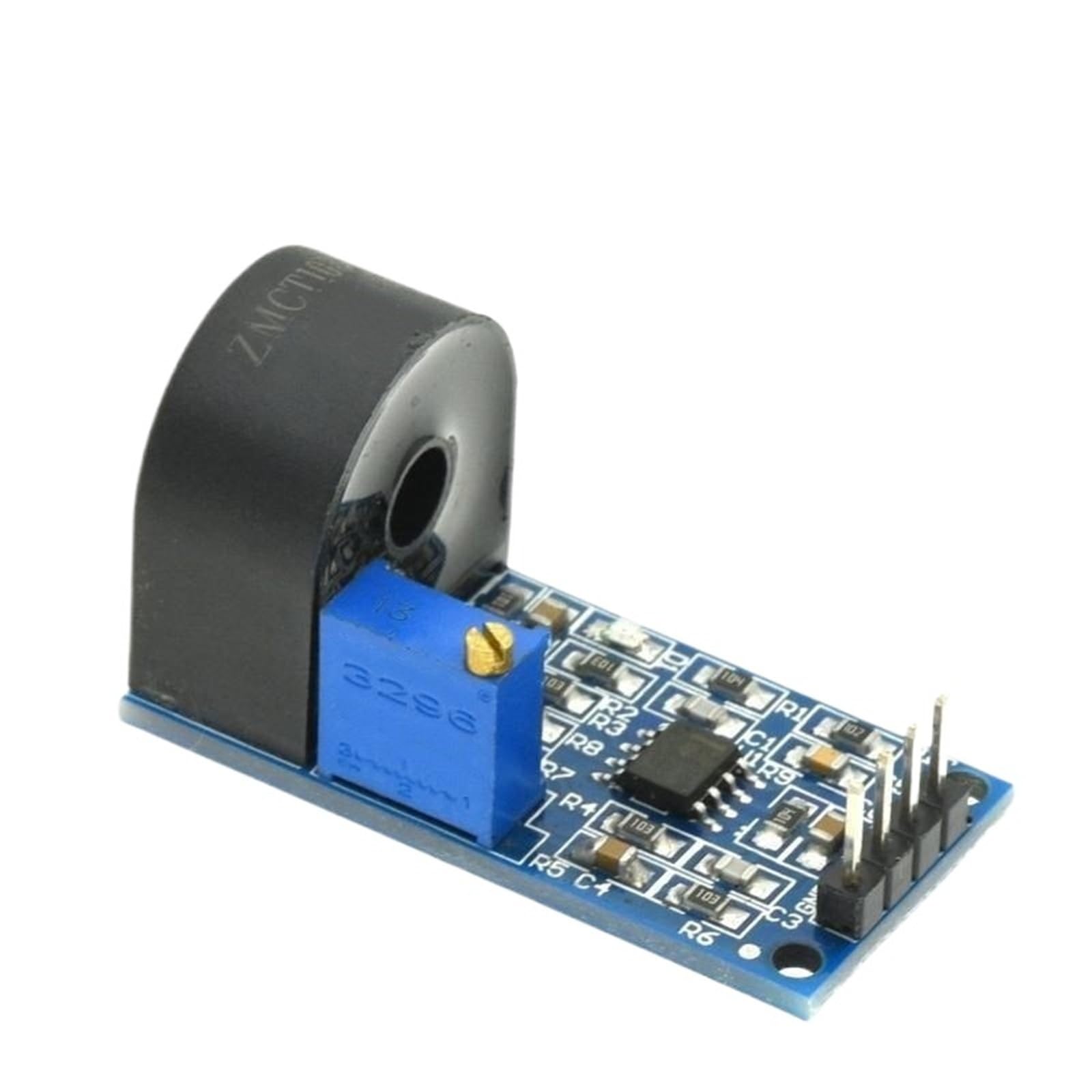 Módulo microtransformador de corriente de precisión 5A CA monofásica y sensor de salida activa 7