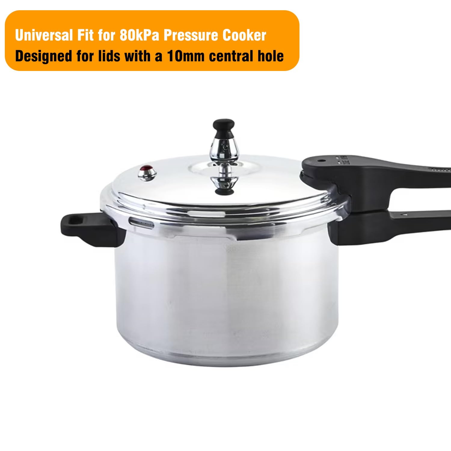 Universal Pressure Cooker Jigger Valve Replacement with Exhaust Rod, Safe and Anti-blocking, Regulator Weight Pressure Control 80KPA