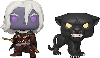 2 Bonecos Dungeons & Dragons Drizzt Do'Urden e Guenhwyvar Special Edition Pop Funko - SUIKA