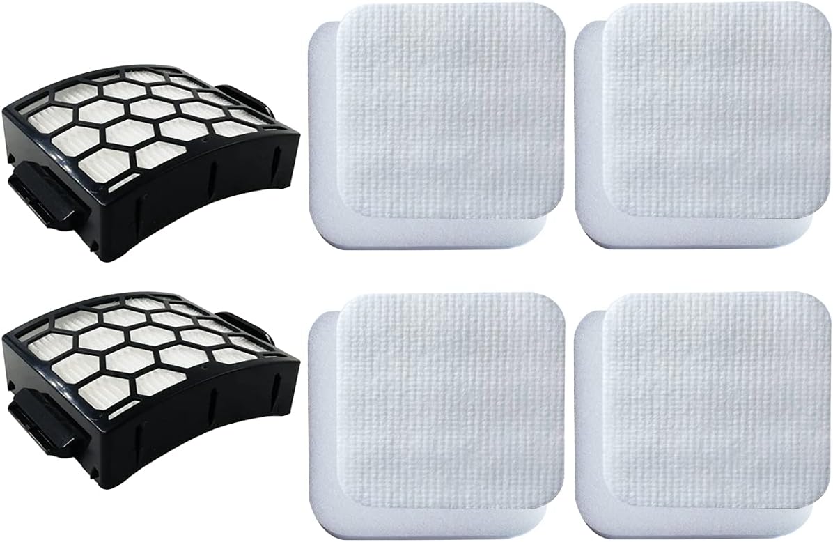 4PACK Foam & Felt Filter Kits Compatible with Shark LA502