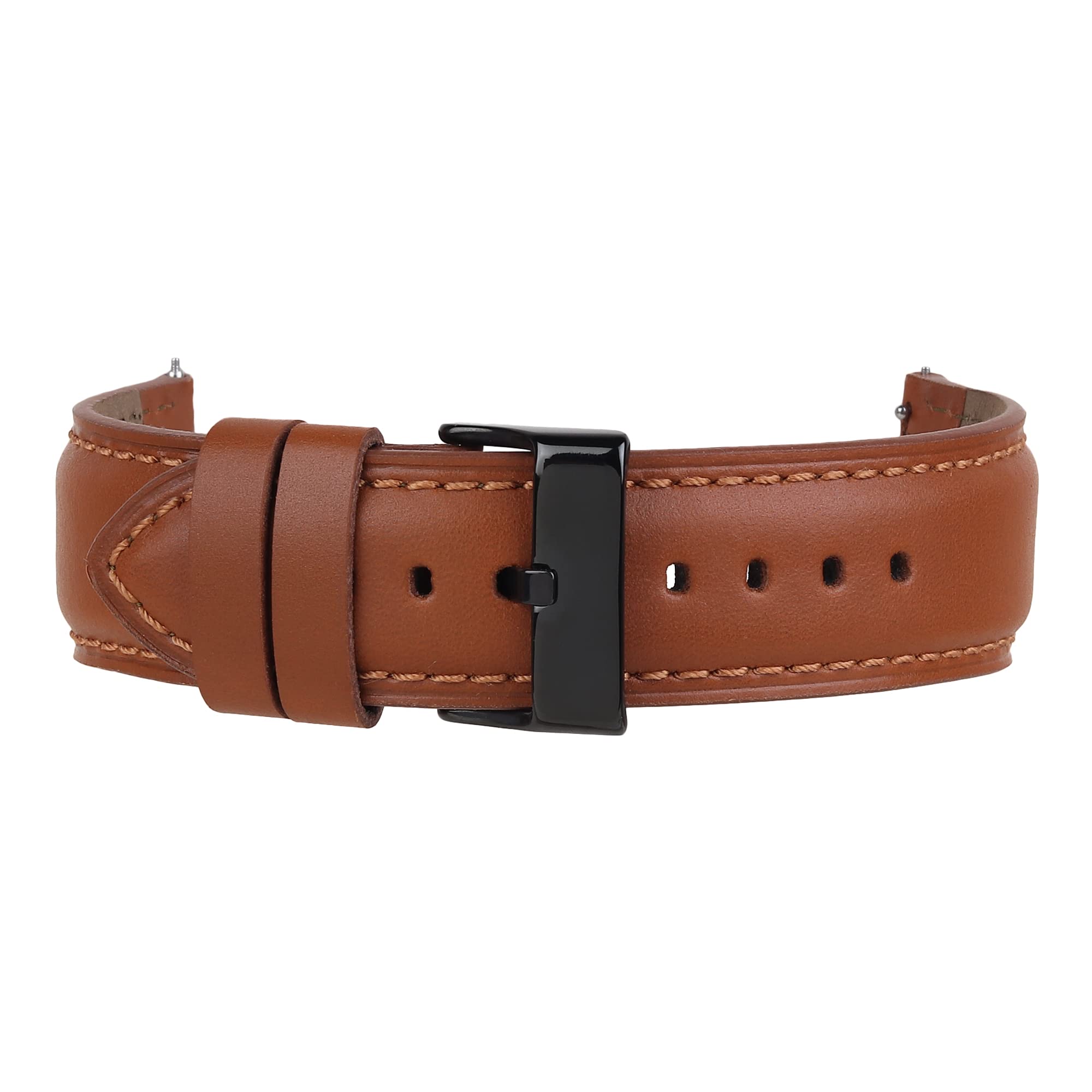 Genuine Leather Quick Release Tan Watch Strap Compatible With Fossil,Casio,Titan,Etc WIth Standard Lug Size 24 mm (852892402) (B0C4FJXLGZ) Amazon Price History, Amazon Price Tracker