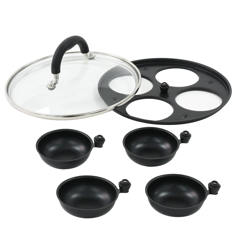 ProCook Gourmet NonStick Induction Egg Poacher Set 20cm 4 Egg